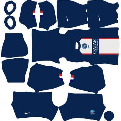 Aquí tienes los uniformes del PSG para Dream League Soccer